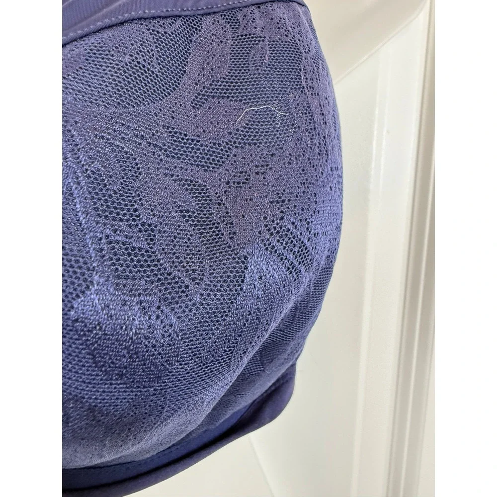 Soma Womens 38DDD Lightest Lift Bra Underwire Modern Coverage Floral‎ Lace Sheer